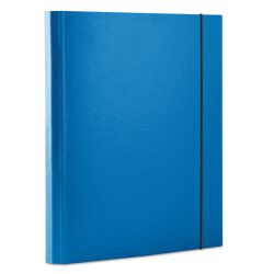 Office Products Teczka Z Gumką, PP, A4/30, 3-skrz., niebieska