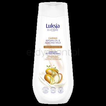 Luksja Silk Care Kremowy Żel Pod Prysznic Olej Arganowy I Mleczko Migdałowe 500 Ml