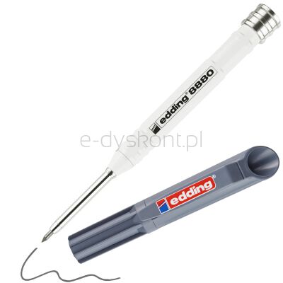 Edding Ołówek Budowlany E-8880 Do Głębokich Otworów, Grafitowy 