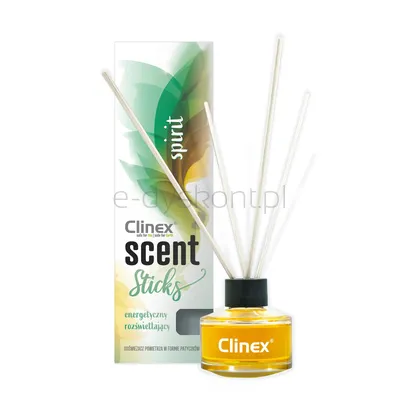 Clinex Patyczki zapachowe Scent Sticks, Spirit, 45ml
