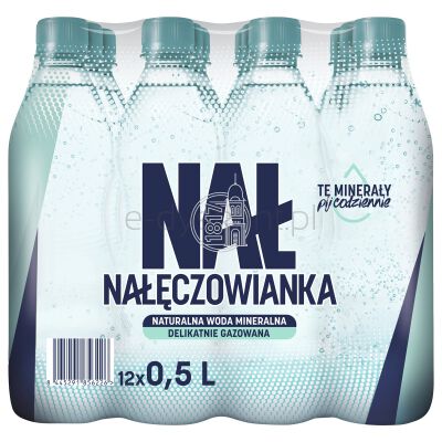 Nałęczowianka Woda Naturalna delikatnie gazowana 0,5 l SK
