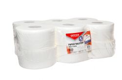 Office Products Papier Toaletowy Celulozowy Jumbo, 2-Warstwowy, 120M, 12Szt., Biały