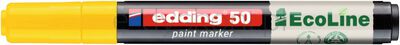 Marker olejowy na bazie wody e-50 EDDING EcoLine, 2-3mm, żółty