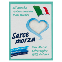 Cuor Di Mare Sól Morska Niejodowana Drobna Zielona 1Kg
