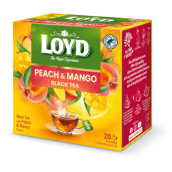 Loyd Herbata czarna o smaku mango i brzoskwini (20 x 1,8 g)