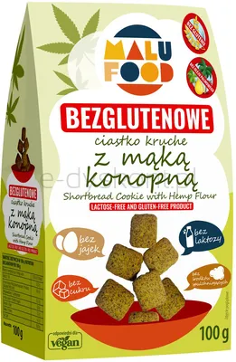 Ciastka kruche z maką konopną BEZGL. B/C 100 g