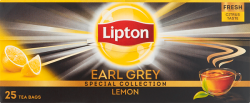 Lipton Herbata Earl Grey Lemon 25tb