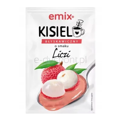 Kisiel błyskawiczny liczi emix 30g