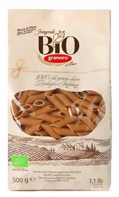 Makaron Mezze Penne Rigate Pełnoz. Bio 500 G