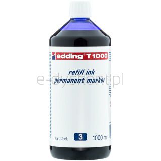 Tusz do uzupełniania markerów permanentnych e-t1000 EDDING, niebieski