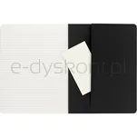 Zestaw 3 Zeszytów MOLESKINE Cahier Journals XL (19x25cm) w linie, 120 stron, czarny - 6