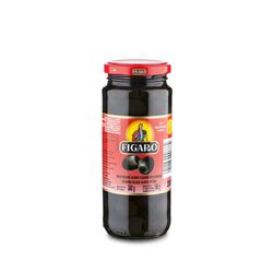 Figaro Hiszpańskie Oliwki Czarne Drylowane 340G/160G