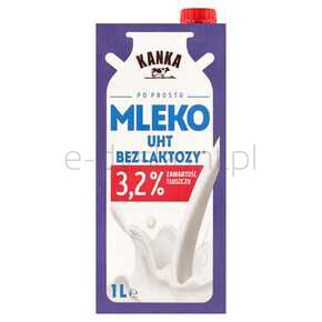 Mleko Uht Bez Laktozy Kanka 3,2 % 1 L Mw Dobry Wybór