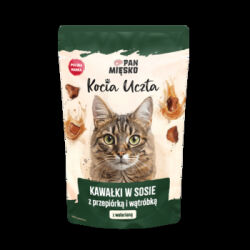Pan Mięsko Kocia Uczta Kawałki W Sosie Z Przepiórką I Wątróbką 85G