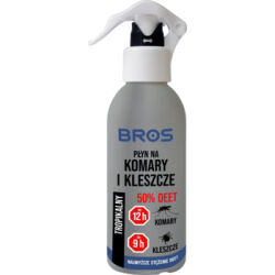 BROS - płyn na komary i kleszcze 50% DEET 130ml