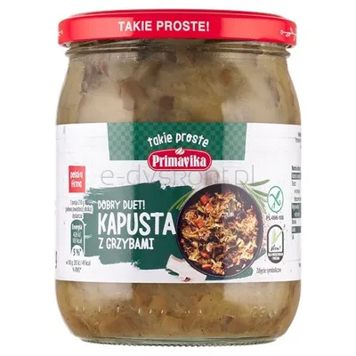 Primavika Kapusta Z Grzybami 420 G