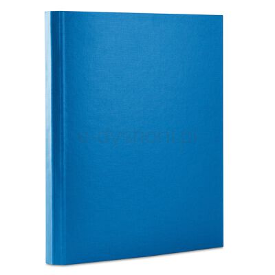 Office Products Teczka Z Rzepem Pp, A4/4Cm, 3-Skrz., Niebieska