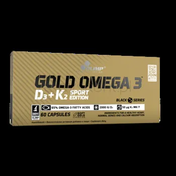 Olimp Sport Nutrition Gold Omega 3 D3+K2 Sport Edition 60 Kaps