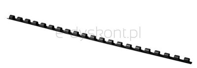 Office Products Grzbiety Do Bindowania A4, 6Mm (25 Kartek), 100 Szt., Czarne 