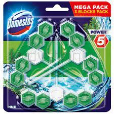 Domestos Kostka Toaletowa Power 5 Pine 3X55