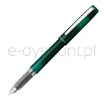 Pióro Wieczne Platinum Prefounte Dark Emerald, F, W Plastikowym Opakowaniu, Na Blistrze, Zielone - 2