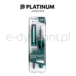 Pióro Wieczne Platinum Prefounte Dark Emerald, F, W Plastikowym Opakowaniu, Na Blistrze, Zielone - 3