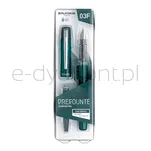 Pióro Wieczne Platinum Prefounte Dark Emerald, F, W Plastikowym Opakowaniu, Na Blistrze, Zielone - 4