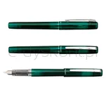 Pióro Wieczne Platinum Prefounte Dark Emerald, F, W Plastikowym Opakowaniu, Na Blistrze, Zielone - 5