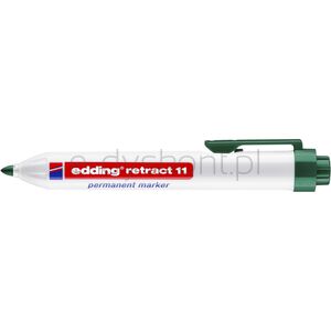 Marker permanentny automatyczny e-11 EDDING, 1,5-3mm, zielony