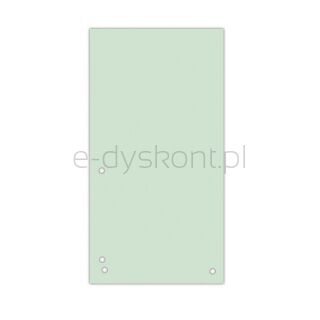 Donau Przekładki Karton 1/3 A4, 235x105mm, 100szt., zielone [BIURO]