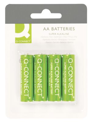 Q-Connect Baterie Super-Alkaliczne Aa, Lr06, 1,5V, 4Szt.