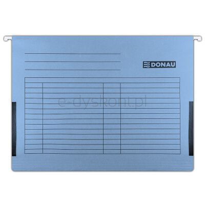 Donau Teczka Zawieszkowa Z Boczkami, A4, 230Gsm, Niebieska 