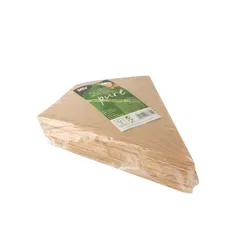 Papstar Torebki Na Frytki Z Miejscem Na Dip, Papierowe, Pure, 19,5 Cm X 16,5 Cm, Kolory: Brązowy/Biały, Pojemność 100 G, 50 Szt