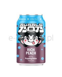 Popping Bubble Tea Brzoskwinia 330 ml