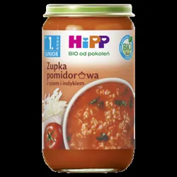 Hipp Zupka Pomidorowa Z Ryżem I Indykiem Bio, 250 G