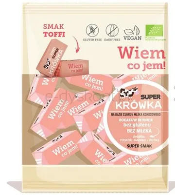Super Fudgio Krówki Bezmleczne O Smaku Toffi Bezgl. Bio 150 G