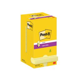 Post-It  Karteczki Samoprzylepne Super Sticky Z-Notes (R330-12Ss-Cy), 76X76Mm, 12X90 Kart., Żółte