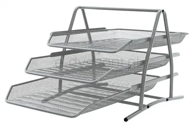 Zestaw Na Biurko Q-Connect Office Set Metalowy 3 Szufladki Srebrny