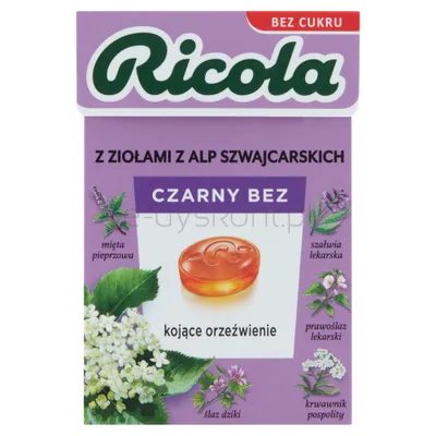 Ricola Czarny Bez 27,5G
