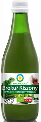 Brokuł Kiszony 100% Sok Ekologiczny Tłoczony 300 Ml