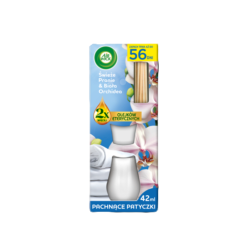 Air Wick Patyczki Zapachowe Świeże Pranie i Biała Orchidea 42 ml