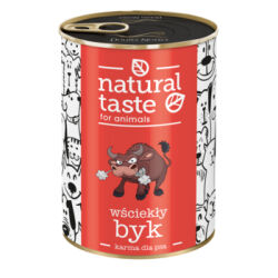 Dolina Noteci Natural Taste Karma dla psa Wściekły Byk 400g