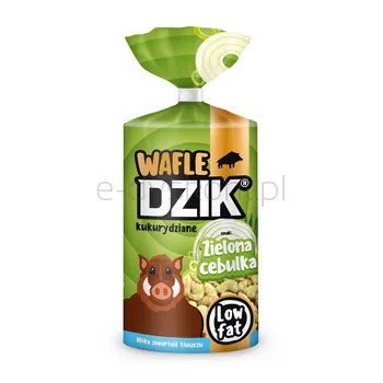Dzik Wafle Kukurydziane Zielona Cebulka 120 g