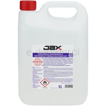 Jax Professional 34 Premium 5L Wirusobójczy, Bakteriobójczy I Grzybobójczy Preparat Dezynfekcyjny