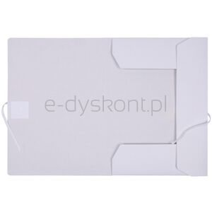 Teczka wiązana OFFICE PRODUCTS Budget Pro, karton, biała wewn., A4, 250gsm, 3-skrz., biała