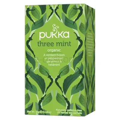 Pukka Herbata Three Mint, 20 Kopert