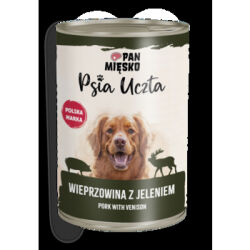Pan Mięsko Psia Uczta Wieprzowina Z Jeleniem 400 G