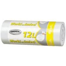 Grosik Worki Na Śmieci Łazienkowe 12L 48 Sztuk