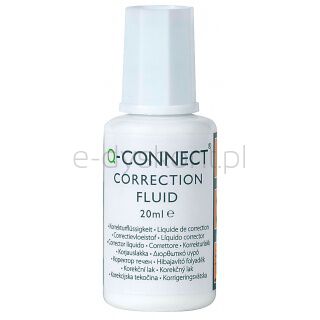 Q-Connect Korektor w Płynie z pędzelkiem, 20ml [BIURO]