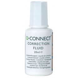 Q-Connect Korektor w Płynie z pędzelkiem, 20ml